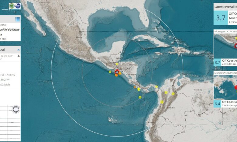 Fuerte sismo de 6.2 grados sacude El Salvador y genera alarma en la población