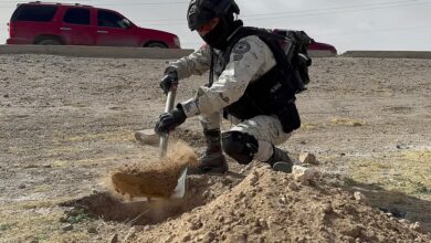 Guardia Nacional de México intensifica búsqueda de túneles clandestinos en el río Bravo