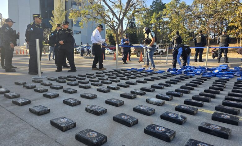 Incautan 340 kilos de cocaína en Colón valorados en más de L100 millones