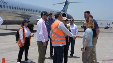 San Pedro Sula recibe el primer vuelo chárter bajo del programa ‘Project Homecoming’
