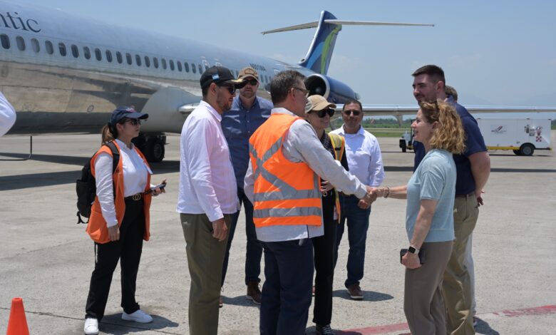 San Pedro Sula recibe el primer vuelo chárter bajo del programa ‘Project Homecoming’