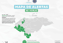 Extienden alerta verde en Honduras por lluvias y crecida del río Ulúa