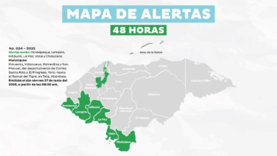 Extienden alerta verde en Honduras por lluvias y crecida del río Ulúa