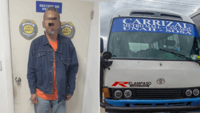 Captan en video caída de pasajero y conductor de bus es sancionado