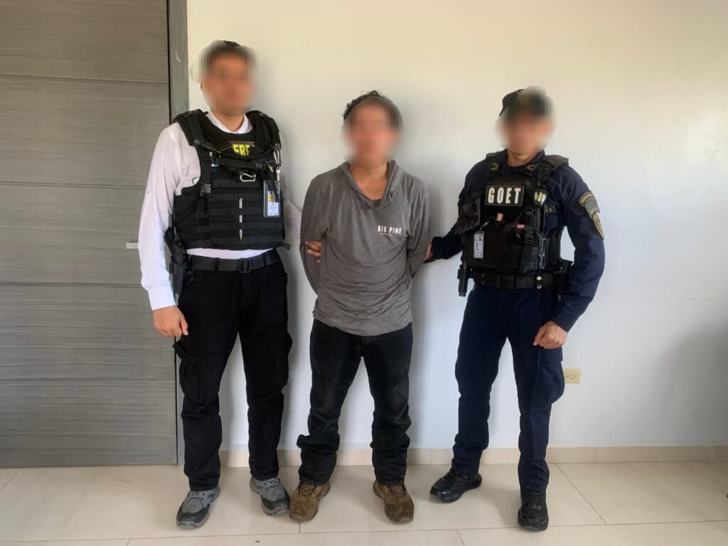 La detención se produjo en la terminal aeroportuaria de La Lima