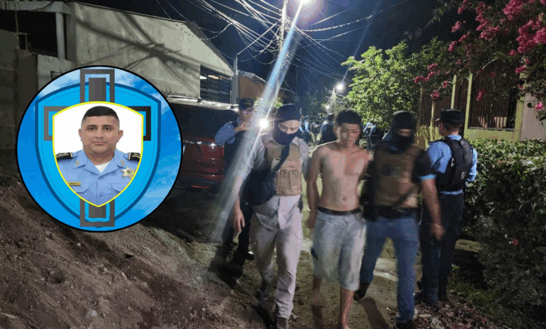 Capturan a siete pandilleros tras el asesinato de subcomisario en Chamelecón
